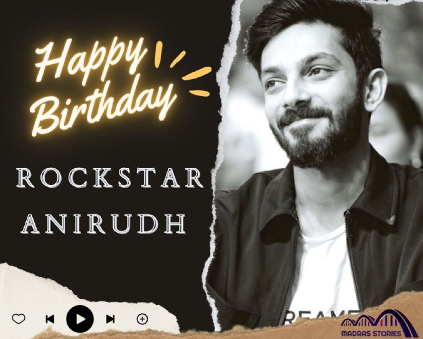 Wishing a great year ahead #Rockstar #Anirudh
PC #MadrasStories