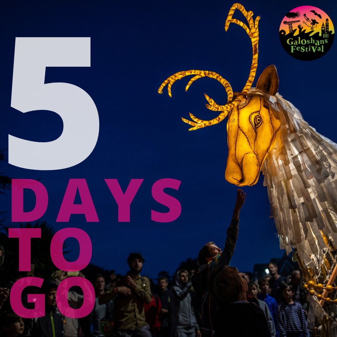 GaloshansFest's tweet photo. 5 Days to Go until Galoshans Festival! 21st - 30th OCT 2022✨

We have events for everyone ranging from performances and exhibitions to workshops and street parties! 

Find out more about what events you can expect in our programme: https://t.co/bCc5Ce4Bjd https://t.co/s9UrM6t900