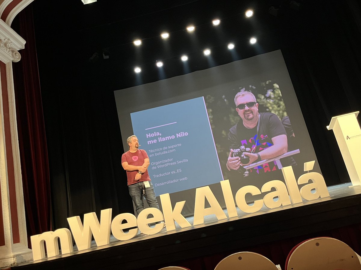 ipavirtual's tweet image. Continuamos el #WPDAY con @NiloVelez para ver si necesitamos #googleanalitics en nuestra web

#mWeekAlcala22