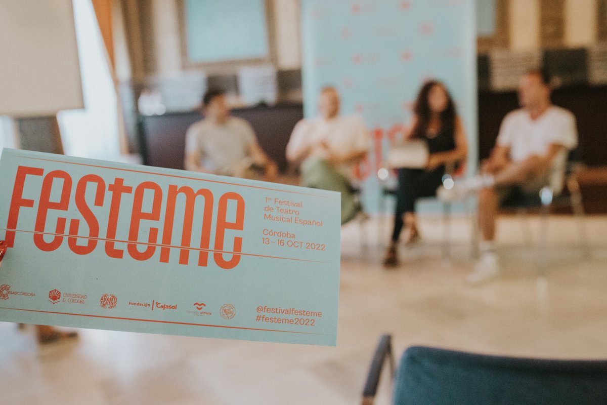 festivalfesteme's tweet photo. Sin duda, uno de los momentos más enriquecedores de #FESTEME22.
Gracias a #CristinaBernal, @MartinezJuando y #FerránGonzález por venir a hablar con nosotros sobre el presente y el futuro del teatro musical en España. https://t.co/9I8xf2vw4z