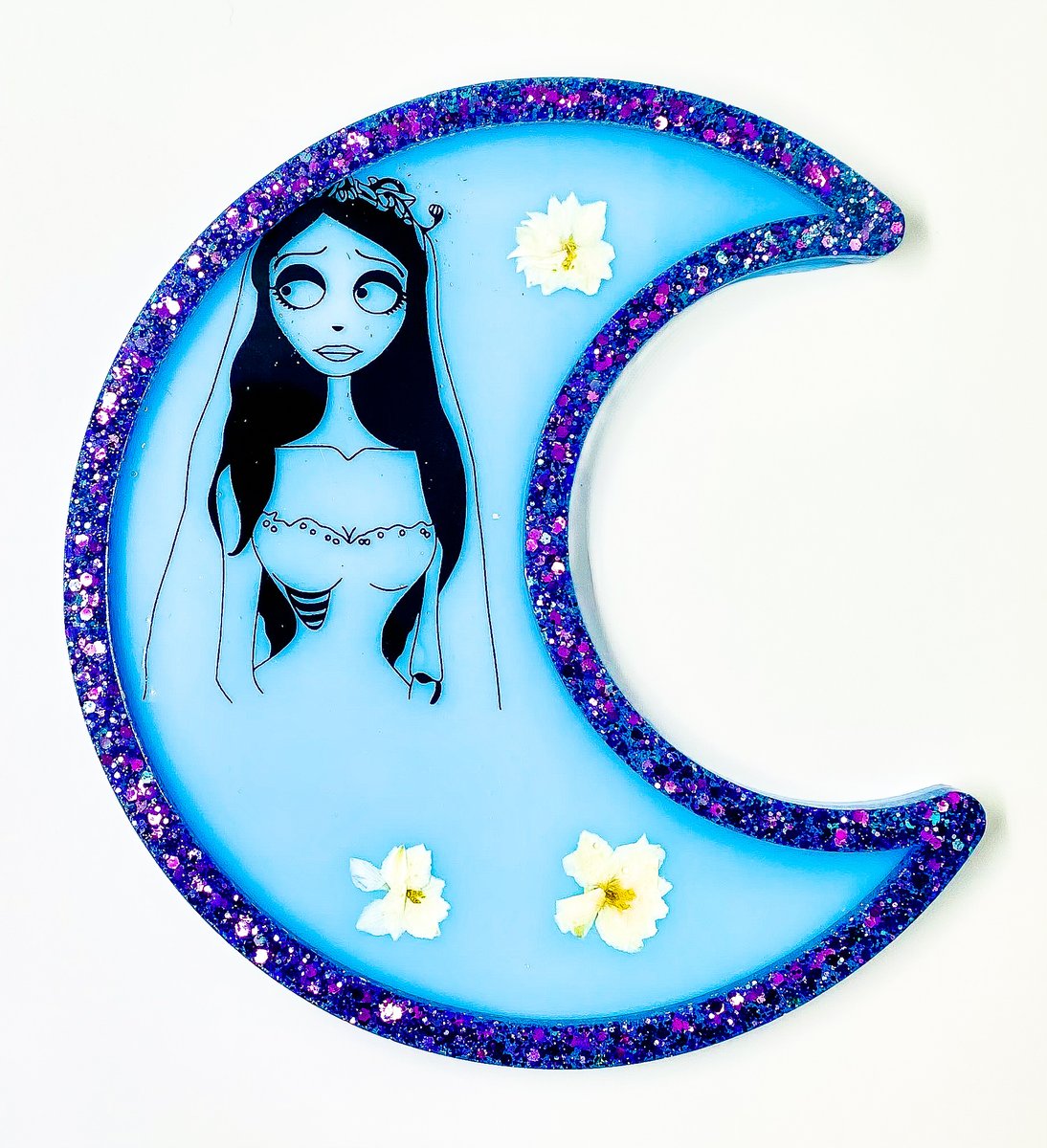 " The Corpse Bride " Crescent Moon Tray🗡️🖤