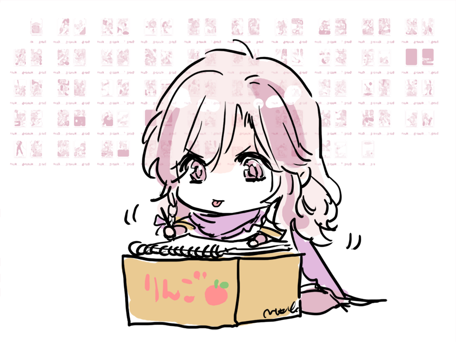 「やった〜〜〜〜!!!!本文のペン入れが終わったぞ〜〜〜〜〜!!!!!肩が痛い。 」|糠床@めもれぽ在庫追加のイラスト