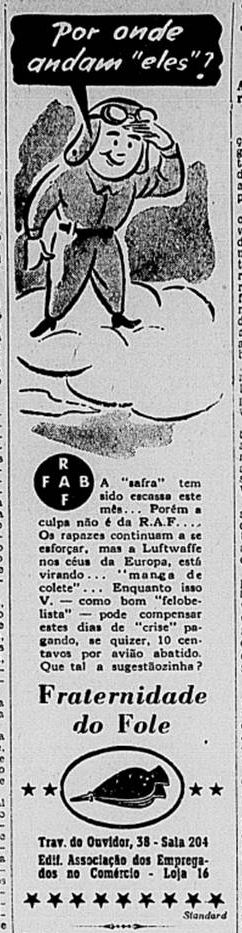 sentandoapua's tweet photo. Notícias da 2ª Guerra: 18OUT1942-Fraternidade do Fole https://t.co/xAVogmGxdH 

#OUT42 #JB #WWII #RAF #FraternidadeDoFole #FAB https://t.co/h09ynnOFvn
