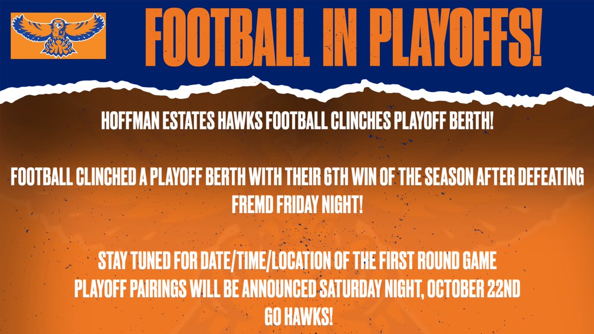 Hoffman Estates HS Athletics (@hehsathletics) on Twitter photo 