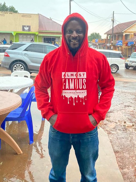 MadMudokolo's tweet photo. As the weather gets colder, the jumpers get warmer. 

The President @Rotary_Bukoto rocking an @AlmostFamousUG jumper this cold afternoon as we gear up for #RotaryFamilyFunDay at Legends Kampala on November 26th. 

Happy Client. https://t.co/hbumZS9i3n