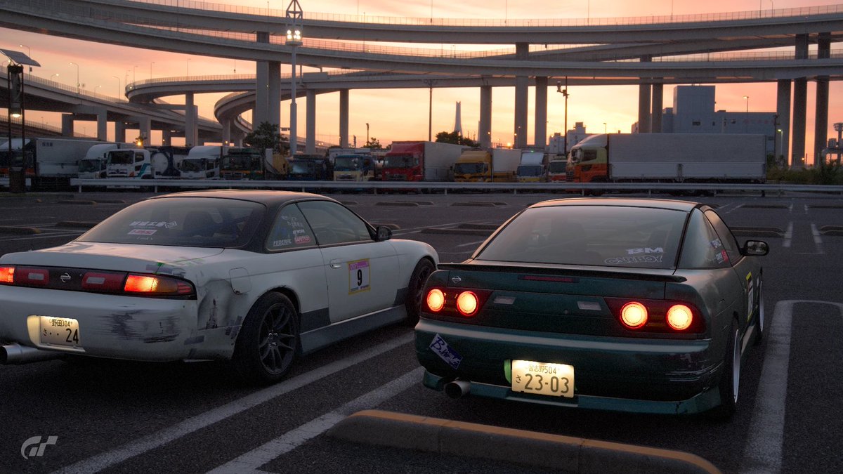 Bucirno's tweet photo. ボロいS14ペイントしてみた
今回は右リアフェンダーの凹みがいい感じに出来た(´ω｀
#GT7
#グランツーリスモ https://t.co/P7fJKkW8Ru