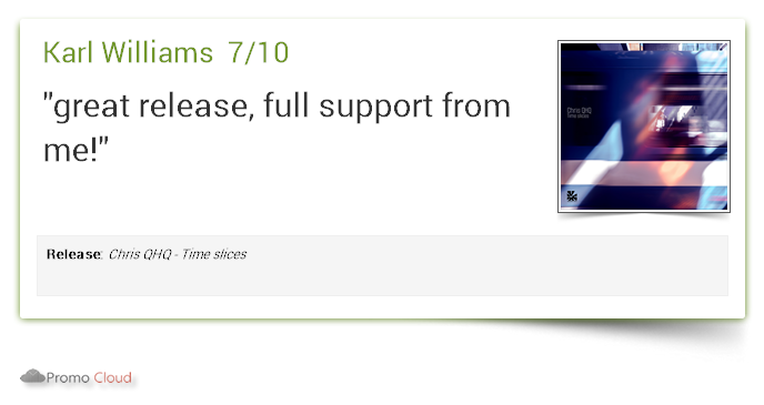 Karl Williams supports: Chris QHQ - Time slices 7/10 #newrelease pcl.la/5QJKTJ  @chrisQHQ <a href="/techno/">Tom Ford</a> <a href="/deeptechno/">ً</a> @frequencyshiftrecor