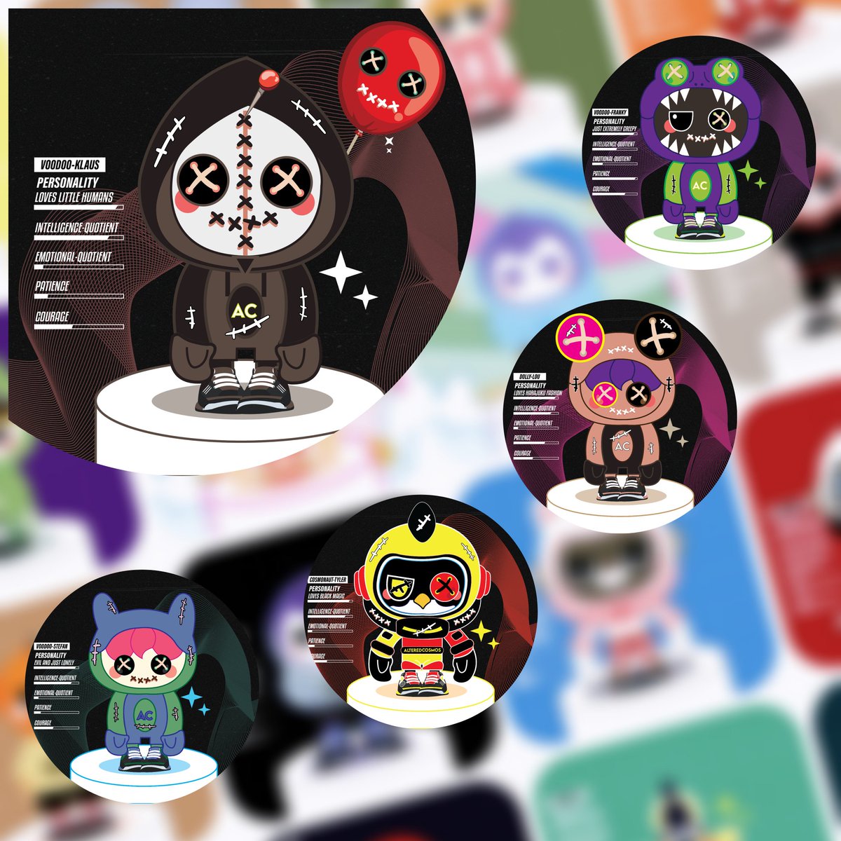 🚨VOODOO DOLL EDITION🎃👻🍬🚨
Hi ACFAMZ✨😌 I'VE ALREADY DROPPED THESE GUYS🔥 #NFTdrops
Voodoo-Stefan: tinyurl.com/4w3hch49
Voodoo-Franky: tinyurl.com/yes6drc9
Voodoo-Klaus: tinyurl.com/38nh48sp
Dolly-Lou: tinyurl.com/5afvkt6e
Cosmonaut -Tyler: tinyurl.com/mr2dcsbe