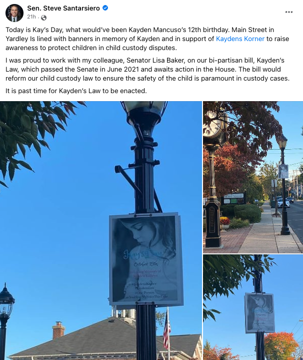 safe_parents's tweet photo. "It is past time for #KaydensLaw to be enacted." - @SenSantarsiero #pennsylvania https://t.co/lwXjRuSd5x
