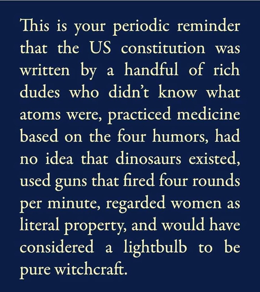 Just a friendly periodic reminder...