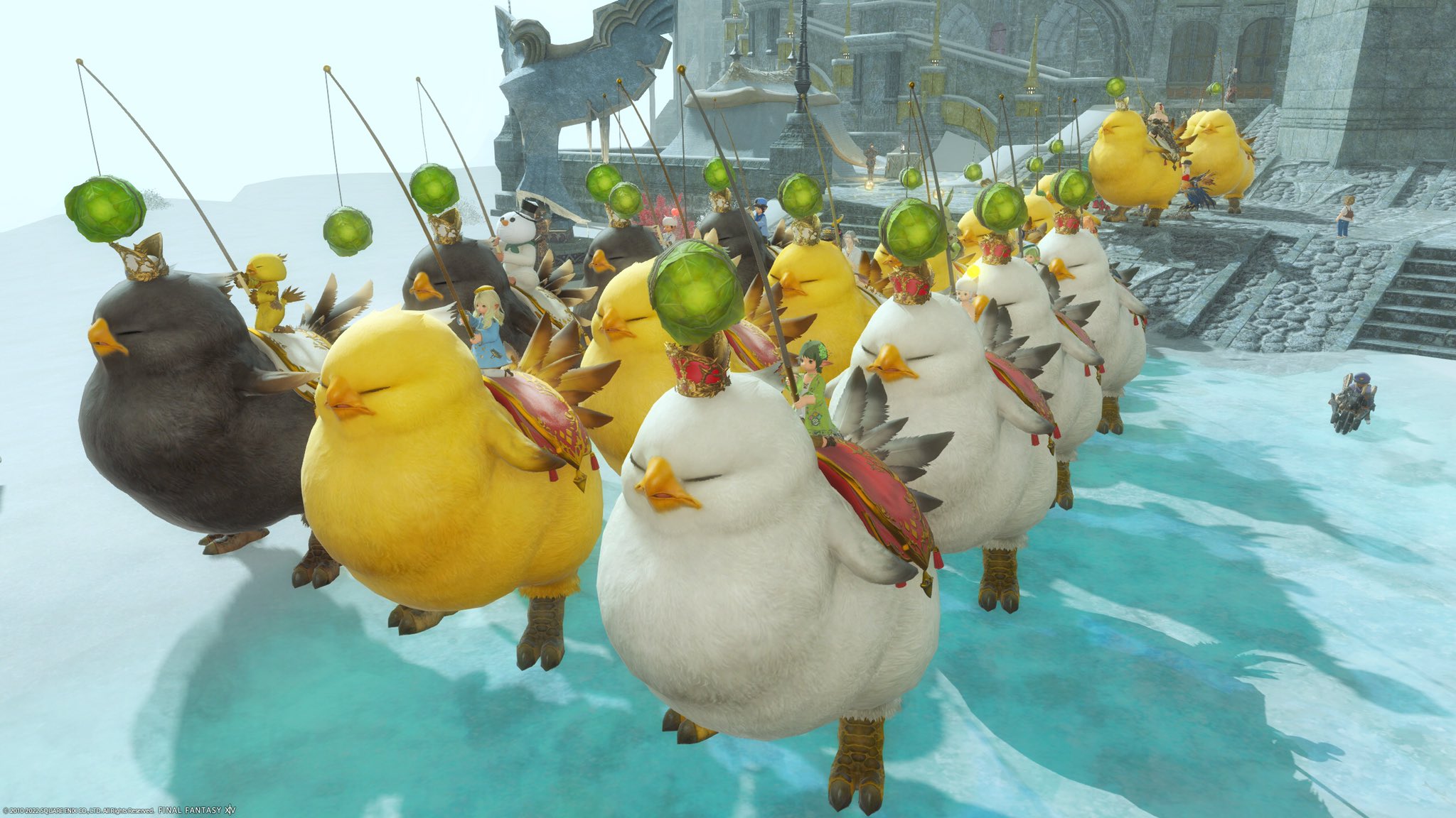 くまぺこ まさむね鯖 飛べ飛べでぶチョコボに参加 イベントありがとでした ๑ Gt Lt ๑ でぶチョコボの圧がすごかったw Ff14 チョコボ散歩22 T Co Hzwrb65my0 Twitter