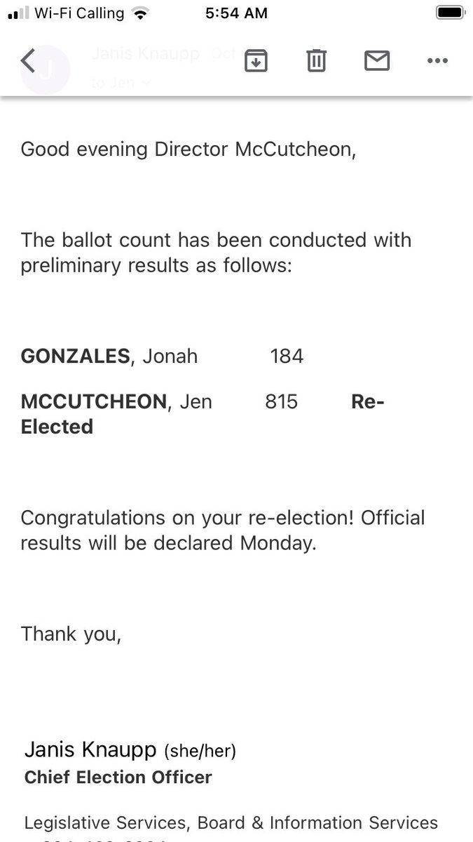 Thank you for the support, Electoral Area A residents.  I am honoured to continue to represent you on the Metro Vancouver Board, and TransLink's Mayors' Council for Regional Transportation. Congrats to all who put their name forward to run for office in this BC election.