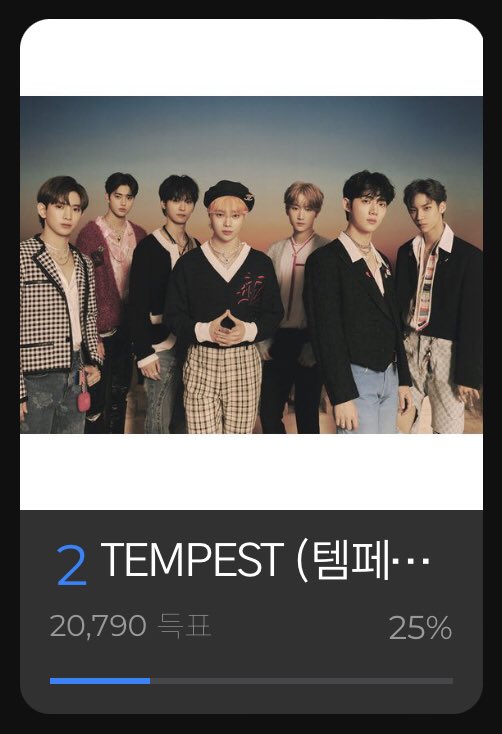 seoppest's tweet image. Current GMA votes: 20,790 (25%)
16.52 points (Max: 20) 🔥