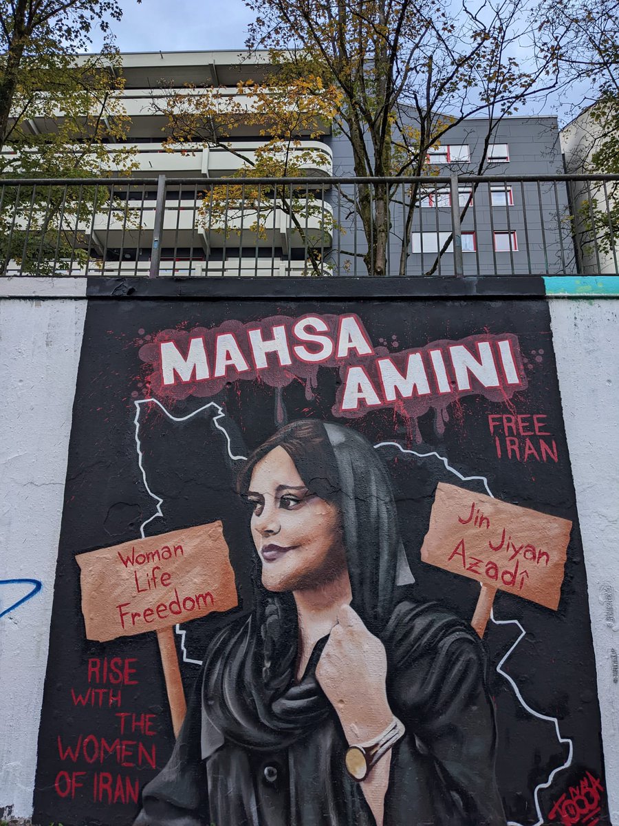 Masda79's tweet photo. Proud of my hometown Augsburg / Germany! Iran, we are your voice! #OPIran #FreeIran #Iran #IranRevolution #IranProtests2022 #MahsaAmini #FreeIran #Teheran #Augsburg #Graffiti #Germany #Persia  #Freedom #Voice #Germany #Revolution #الكلاسيكو #MahsaaAmini #MahsaaAmini https://t.co/dsezVoj7Xv