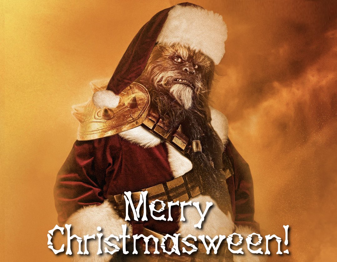 camray's tweet photo. Black KrrSanta wishes you a very Merry Christmasween season! π
#StarWars #Christmasween #Christmas #Halloween #Wookiee #BlackKrrsantan #Santa #mashup #TisTheSeason https://t.co/WOpbZ7AgP4