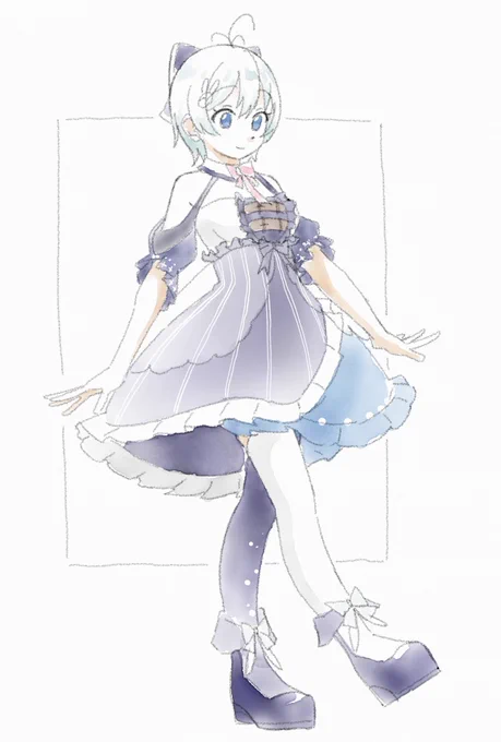 #SiroArt 新衣装かわいい 