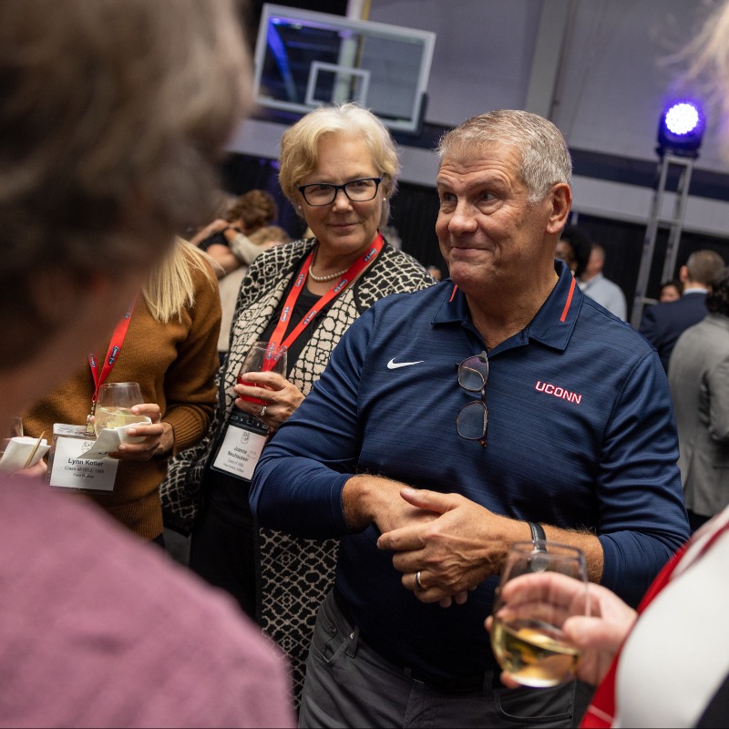 UConnHuskies's tweet photo. Last night we celebrated #TitleIX50, the history of success of our female student-athletes and the largest gift ever to UConn athletics with hundreds of alumni back home on campus!

#GameOnUConn