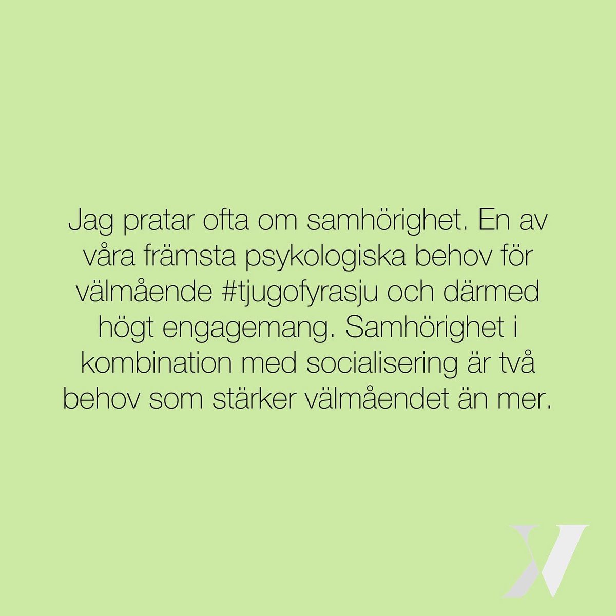 Henaxe's tweet photo. Samhörighet &amp; socialisering = välmående tjugofyrasju ⭐️

#ledarskap #motivation #tjugofyrasju #engagemang
#jobb #livet #chef #yrke #prestation #träning #glad #ångest #energi #driv #lärare #samtal #jurist #sjuksköterska #hr https://t.co/GFVsWrnTLV