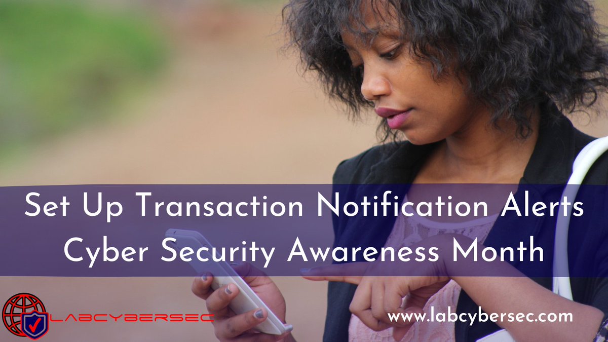 kayinex_'s tweet photo. If supported by your bank, stay up to date with your account transaction activity by setting up real-time SMS and email transaction notification alerts.
#Privacy #InfoSec #CyberSecurity #MSSP #CyberSecurityTips #SIEM #SOC #CyberSecurityAwarenessMonth #CyberSecurityAware https://t.co/jPKIDM5tdk