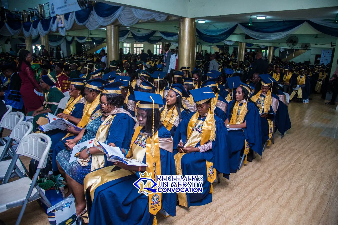 RedeemersUni's tweet photo. Cross section of graduates at the 14th Convocation Ceremony.
#Redeemersuniversity
#Insiderun
#14thconvocation
#convocationceremony https://t.co/qMPU08kuP5