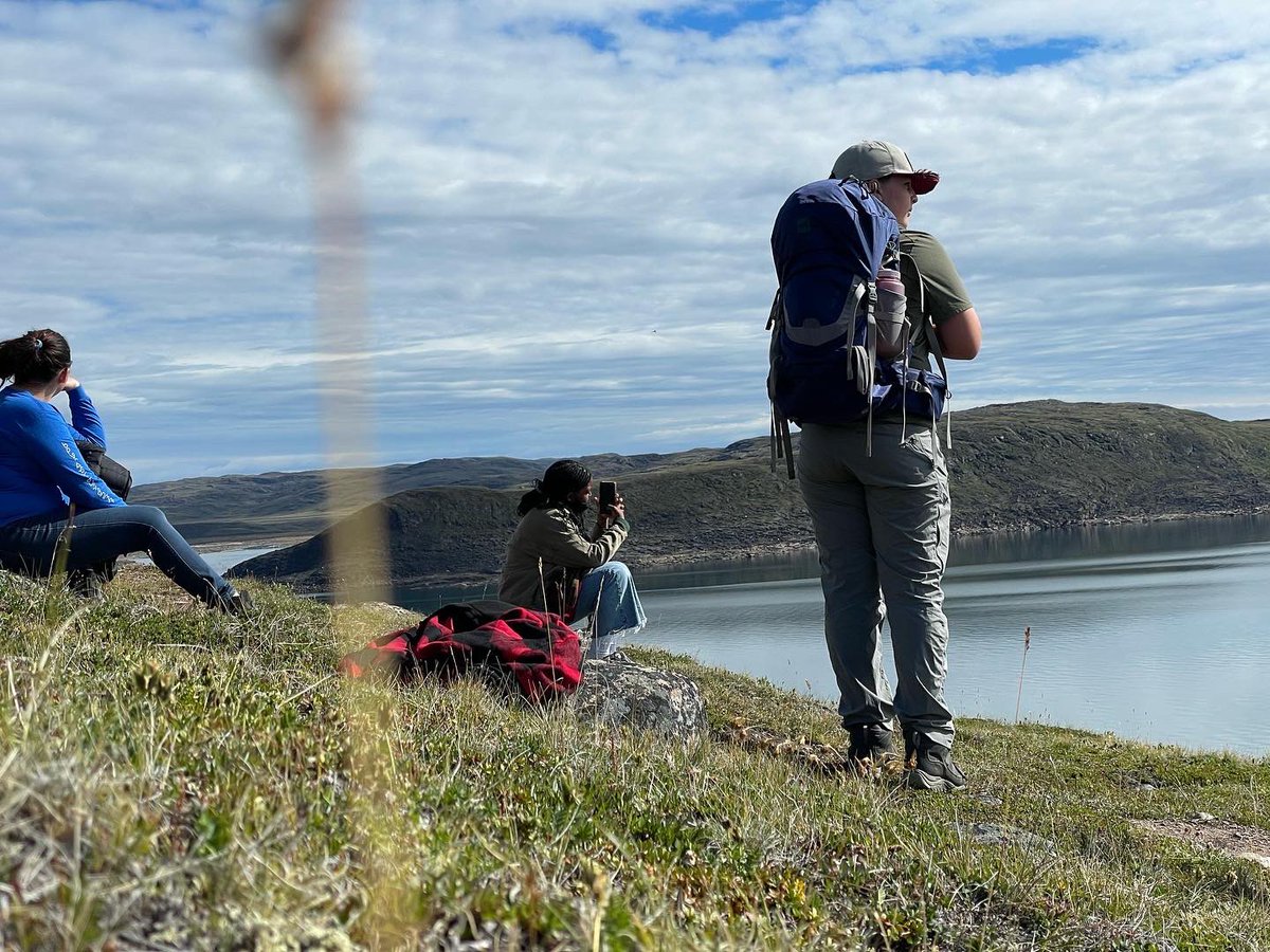 Inukpak_O's tweet photo. #proudmoment When the term #familybusiness takes on its full meaning. When your youngest is now joining as Assistant-Guide for a hiking excursion with a larger group of guests. 
#inukpakoutfitting #guidelife #truearcticexperience #proudparents #smallbusiness https://t.co/lS7hFKAWe6