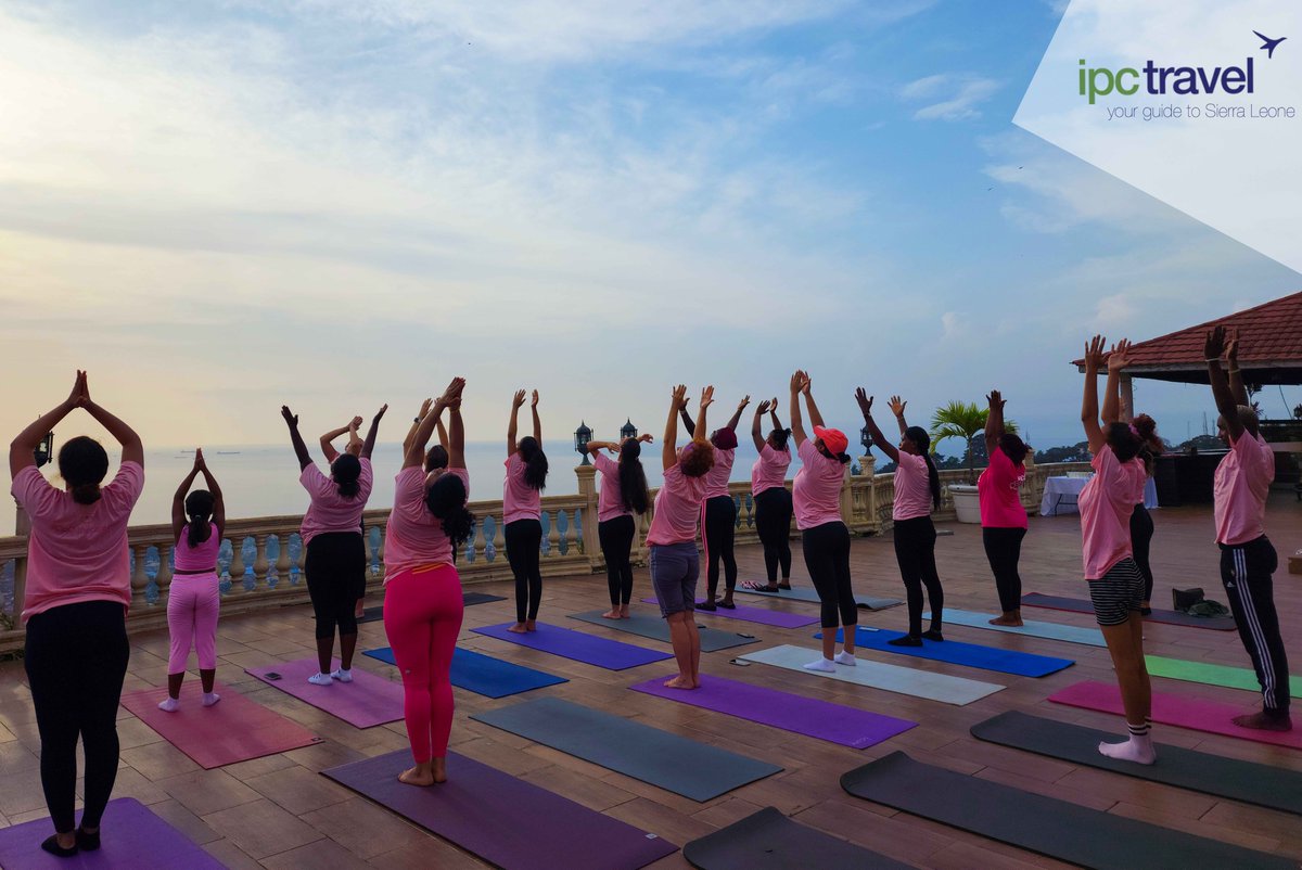 IPCTravelAgency's tweet photo. We would like to express our gratitude to everyone that joined us on the #YogainPink class to raise funds for #ThinkingPink #BreastCancer Foundation in #SierraLeone
#IPCTravel #yourguidetosierraleone #travel #tourism #yoga #meditation #wellnesstourism #SaloneTwitter https://t.co/W1l7OYlILv