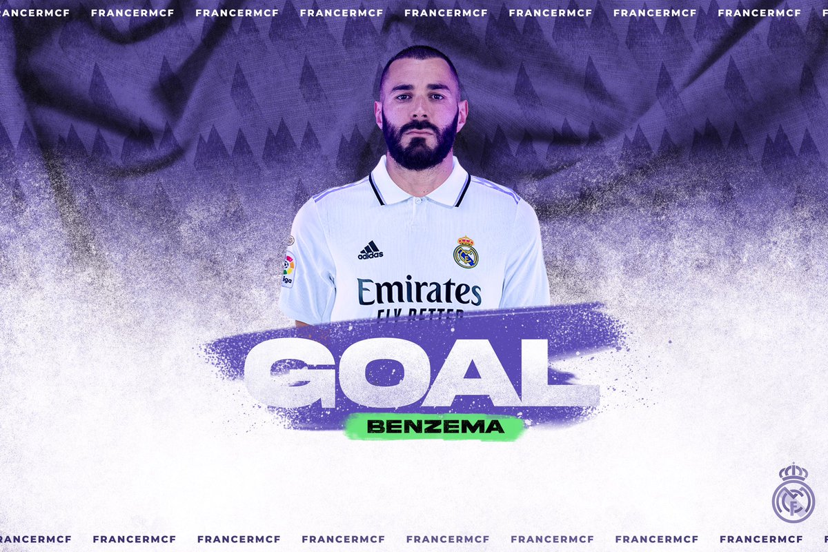 EditionMerengue's tweet photo. GOOOOOOOOOOOOL DE KARIM BENZEMA POUR L’OUVERTURE DU SCORE ! 

KING IS BACK 👑 NUEVE DE OROOOOOOO https://t.co/fSC3gnJKRh