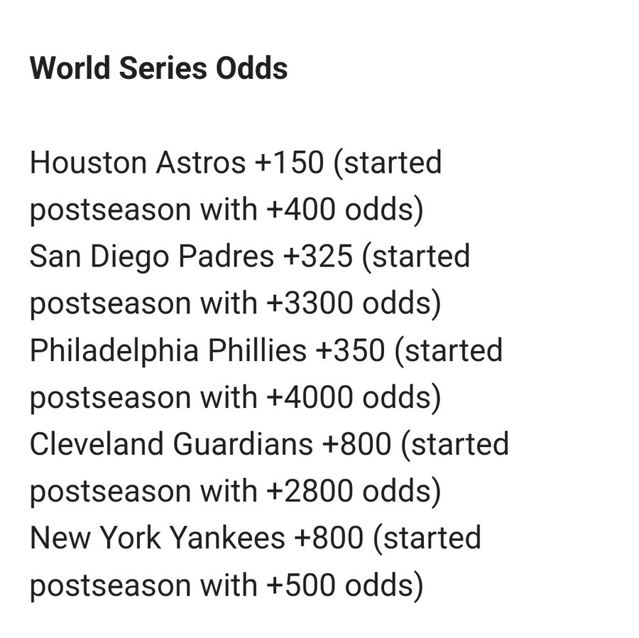 Vegas world series odds caesars sportsbook login