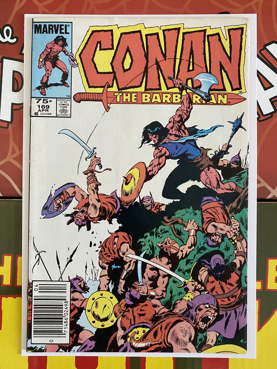 hfxcomics's tweet photo. Conan the Barbarian

Issue 169: “Tomb of the Scarlet Mage”

Released: April 1985

#Conan #MarvelComics #comicbooks #comicbook #comicbookcollection #comicbookcollector #comicbookcovers #comicbookcollecting #comicbookcover #oldcomicbookday https://t.co/iZAGY0byy5