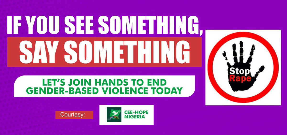ceehopenigeria's tweet photo. October is #DomesticViolenceAwarenessMonth. #IfYouSeeSomethingSaySomething for #ItsOnUs to end #SexualAndDomesticViolence against women and children. This is because #Every1knowsSome1 #StopAbuseNow.
#DVAM2022 @riseupforgirls @YarKafanchan
@bettyabah @yrlaunch @Global4Children https://t.co/lMesJ8QcoY