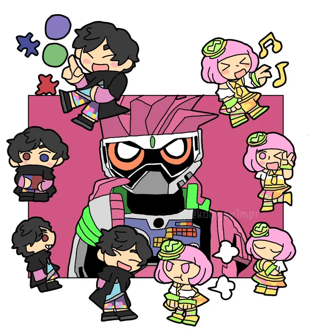 #特撮版深夜の真剣お絵描き60分一本勝負R①エグゼイド! 