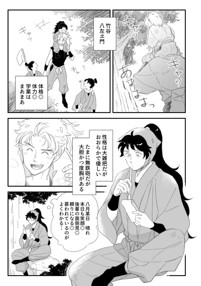 本日無配でお配りした竹くく漫画😽
(1/2) 