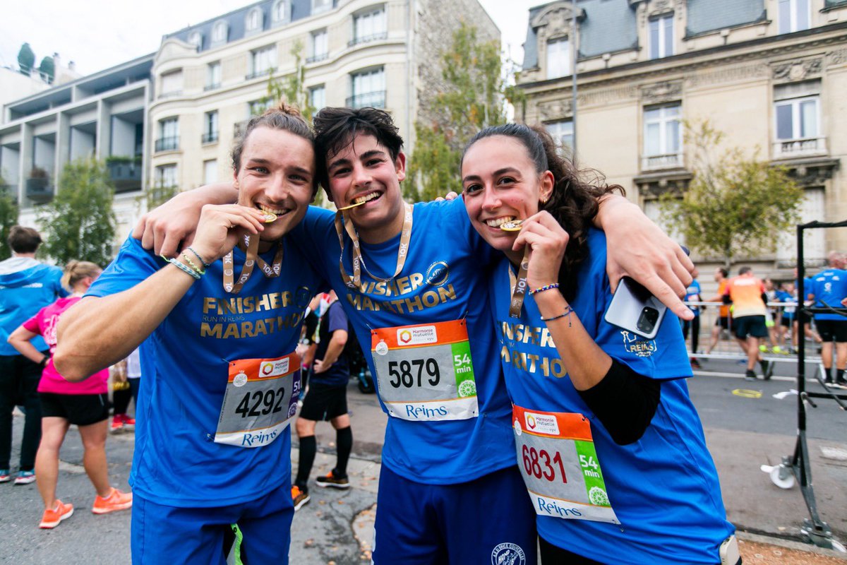 runinfrance's tweet photo. 𝗜𝗡𝗦𝗧𝗔𝗡𝗧 𝗠𝗘𝗗𝗔𝗜𝗟𝗟𝗘 🏅

Tu es finisher du #RunInReims by @hmutuelle ? Bravo 🔥

Montre nous ta médaille 😏

#HarmonieRun https://t.co/SbwDL2SJv9
