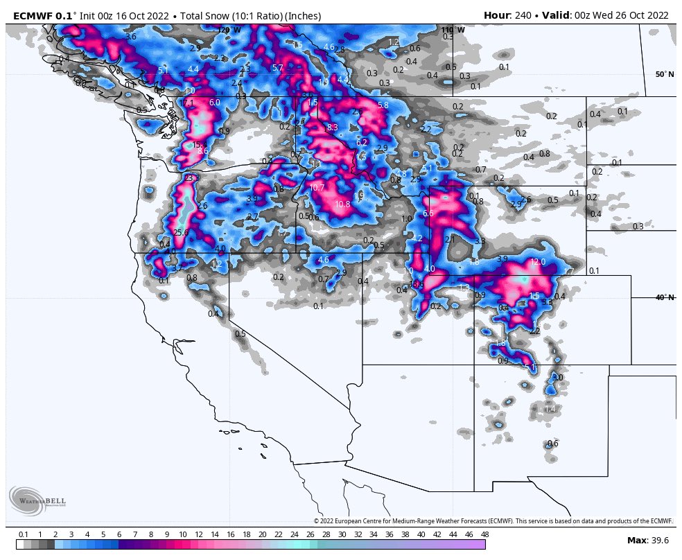 I’ll update the forecast again tomorrow morning with full details, but it’s increasingly likely we will have chances for snow next weekend (and beyond?).