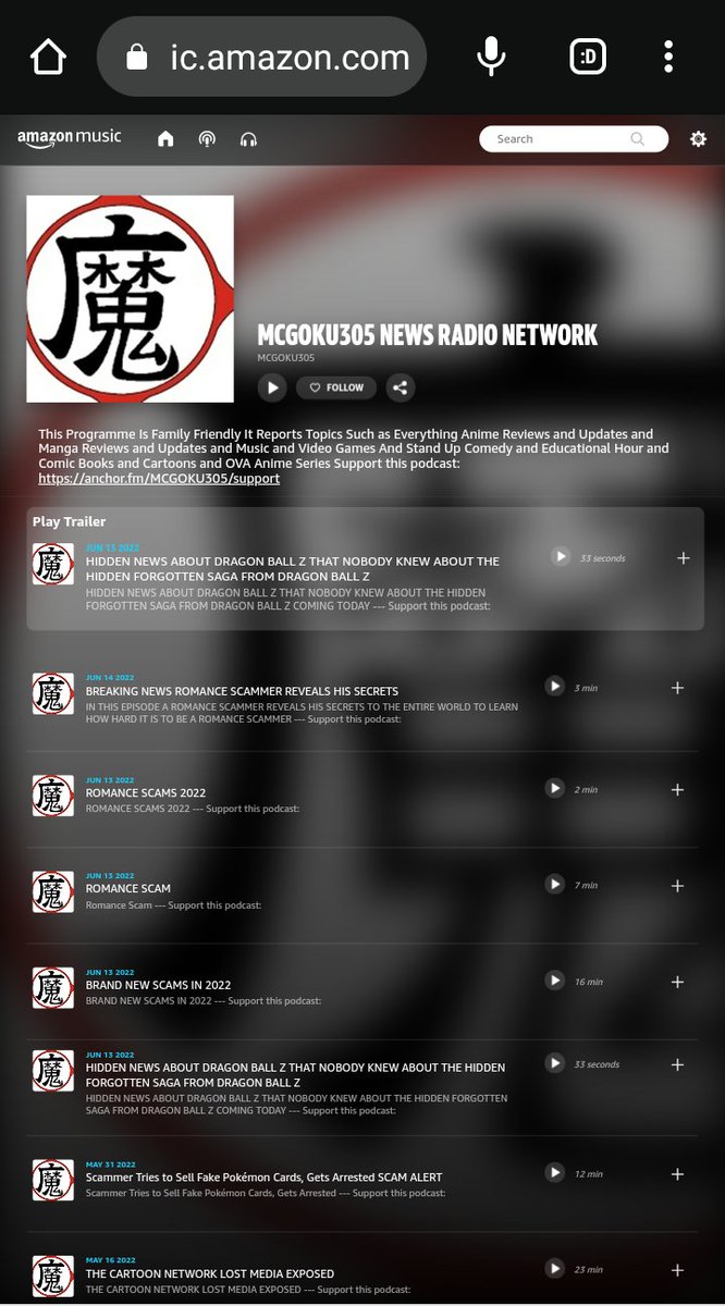 KIDGTHEARTIST's tweet photo. HEY EVERYONE CHECKOUT MY PODCAST ON @audible_com AND @amazonmusic 

#BLACKPINKWorldTour2022
#HaneyKambosos2 #ไบร์ทวิน #T20WorldCup2022 #TOHSPOILERS #KAMPLA2022 #InkigayoSpecialMCJihoon #YetToCome_on_Weverse_LIVE #HaneyKambosos #BTSYetToComeinBusan #MayerBaumgardner #sundayvibes https://t.co/T3jyzezhTD