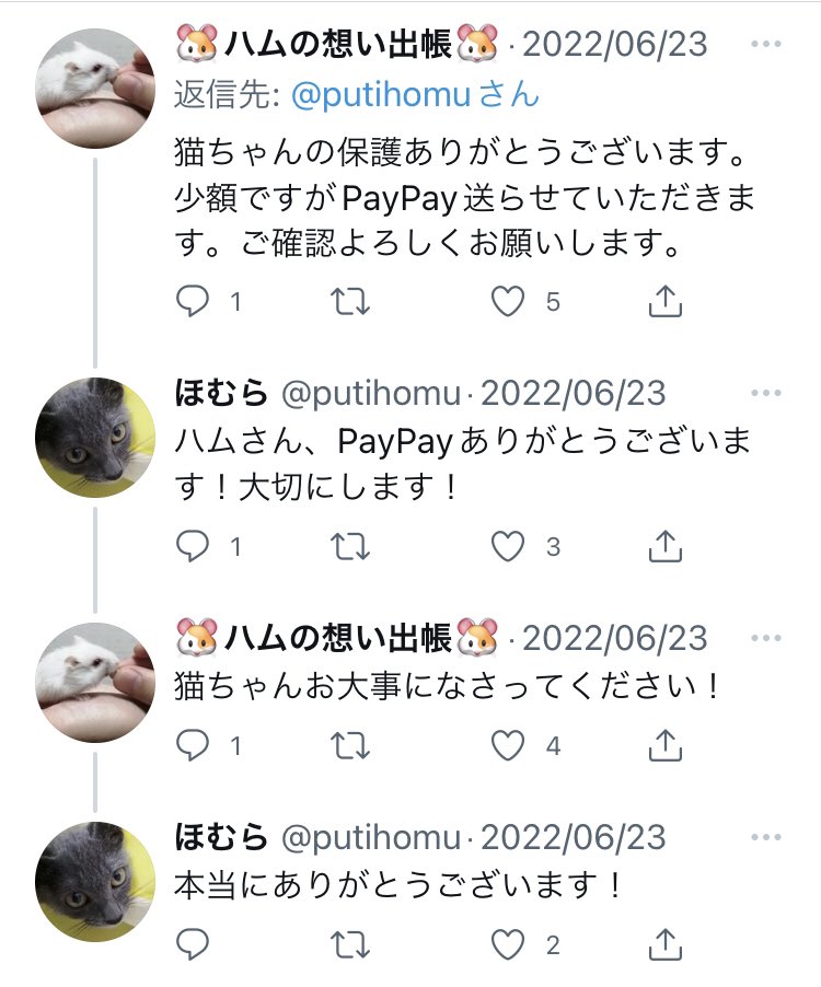 IMgi9x4ieY0KBhM's tweet photo. 少し気になった事があったので
判断は皆様にお任せ致しますので
敢えて言及は致しません
先ず、1枚目のスクショ、詐欺垢関連？、町田子猫を拾いました。
２、３枚目のスクショ、過去のスクリーンネームを辿ってみました。今現在はハムスターアカウント
4枚目のスクショ、治療費等でリプしている。🤔 https://t.co/zd0WtOYkCo