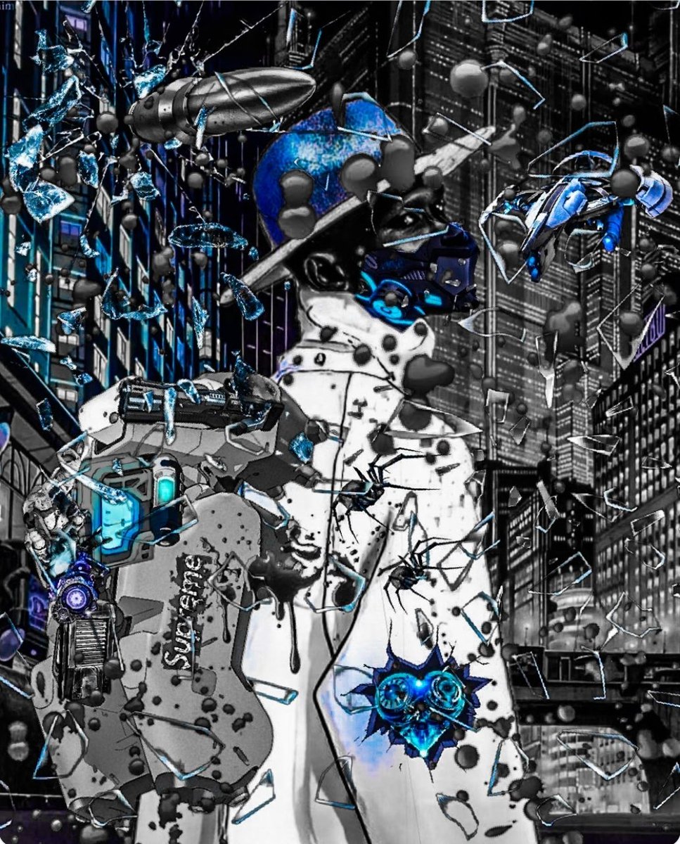 Akira_Saibas's tweet photo. Akira saiba #26 
Tech-Yosei-azul
Broken Pieces 
....
Drop your wallet 💸
Follow @HarumiSaiba_ 🚶‍♀️ 
Follow @Akira_Saibas🚶‍♂️
Like 💛❤️💙
Retweet 🐦 🦜
Tag Frens 🕺💃 🏃‍♂️
3 Winner in 48 hrs ⏰️

#NFTGiveaway #opensea #akirakurainft #ryangreynft
 https://t.co/OrIZrGZpKC via @opensea https://t.co/twHkBDM2kq