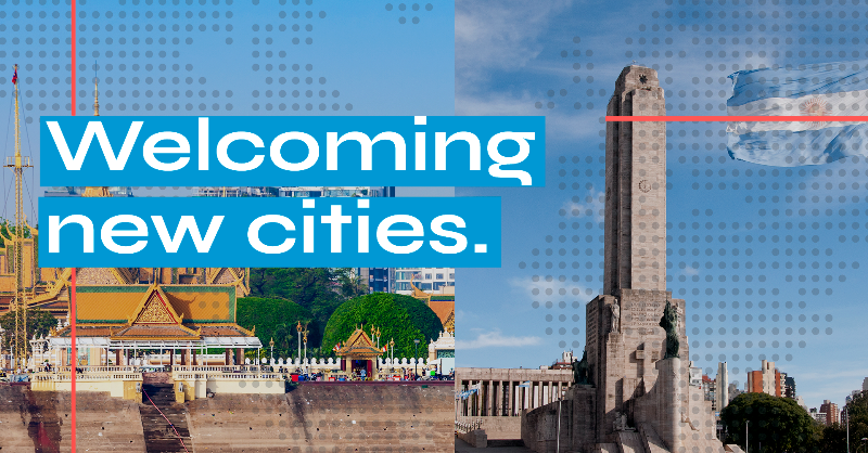 CCan_org's tweet photo. Rosario 🇦🇷 and Phnom Penh 🇰🇭 join the challenge!

We are delighted to announce that we’ve added two new cities to our growing network. Welcome to both!

Learn about the news that has just been shared during #WHS2022 @WHO @WorldHealthSmt👇