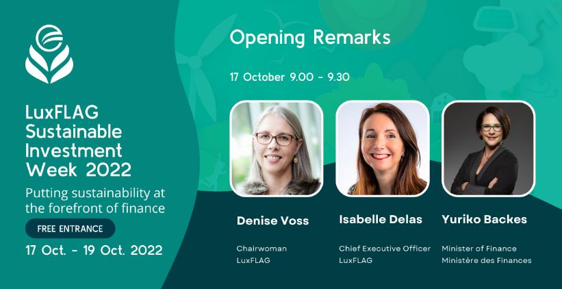 SriEvent's tweet photo. #SriAgenda starting now - #Oct17 9am CEST

#LSIW22 Opening Remarks - w/in @LuxFLAG Sustainable Investment Week 2022 | Day1 of 3 (until #Oct19)
https://t.co/ucMbQclNxz
@DeniseVossLux @Yuriko_Backes

#sustainablefinance #greenfinance #climateemergency #responsibleinvestment https://t.co/6dQ6bgYgGA