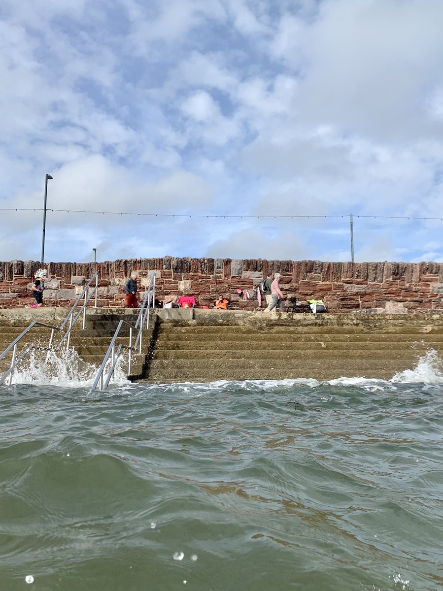 loulouscorpio's tweet photo. This is what part of my #SelfManagement routine looks like, today I added 1/2 kilo to my wrist weights &amp; had a bumpy #swimble in the sea! Air &amp; Sea temp almost the same at a shade under 15c - bliss🧜‍♀️ #BlueMind #MotionIsLotion https://t.co/BuAuxbcynr