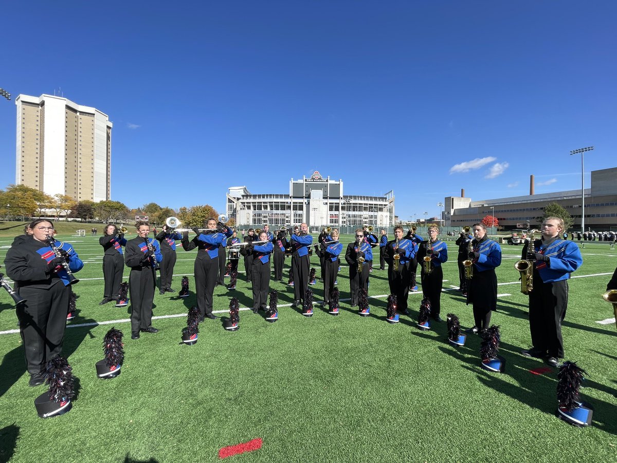 CONGRATULATIONS to the Licking Valley Marching Panthers on earning their 2nd SUPERIOR rating of the year, Highest Overall Score in Class B, and Best General Effect in Class B at the Ohio State University Buckeye Invitational yesterday!

#WeAreLV #EyesWithPride #LVBands