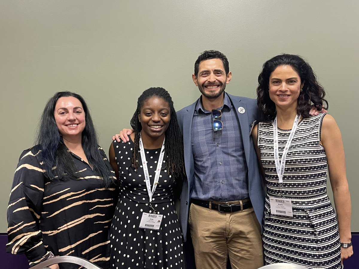 That’s a wrap for the #AguadoLab at #BMES2022! 👏 @TaliaBaddour @RayyanGo @stevenroblesbme rocked their presentations as always, and the “Implementing Inclusive Research Practices” panel w @AriellaShikanov @DrErikaMoore @BellasFATLab was so inspiring for me. See you in 2023!