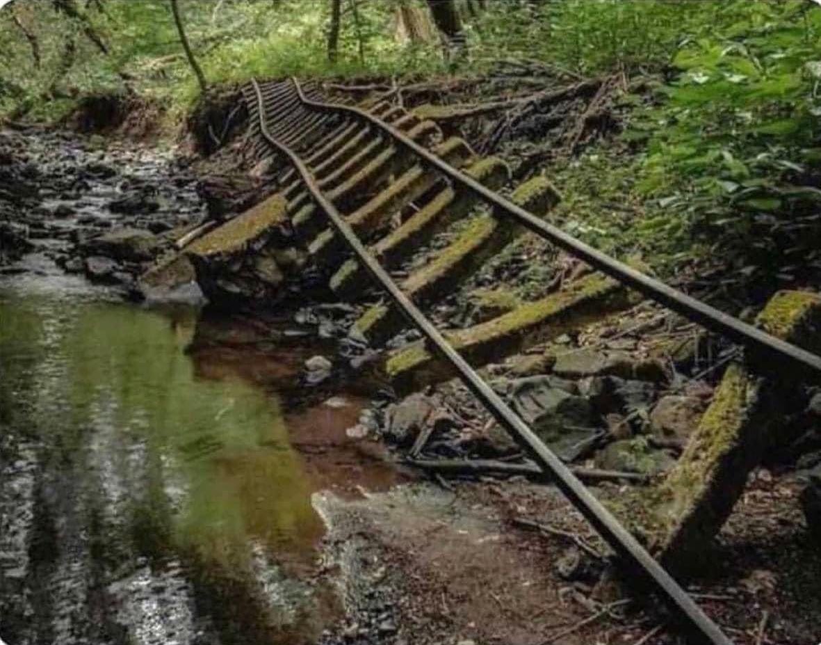 “how’s life?”

me: everything’s on track

the track: