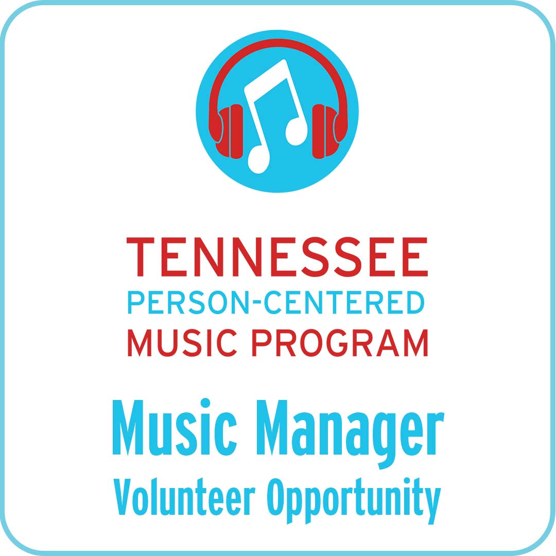 TN_Arts's tweet photo. Passionate about music? Want to help improve the lives of nursing home residents? The Tennessee Person-Centered Music Program is looking for volunteers to create music playlists for nursing home residents. https://t.co/cqzPJh5Sm2 https://t.co/sOO6ZXn9Vx