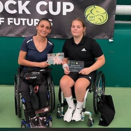 WChairTennisGB's tweet photo. Leaving the Plock Cup II as singles and doubles champion 🏆🏆

@RubyBishop_ completes the perfect day in Poland after partnering Zoya Chavdarova (BUL) to beat Latvia's Diana Nikiforova &amp; Zanete Vasaraudze-Gailite 6-2, 6-1.

#BackTheBrits 🇬🇧 #wheelchairtennis https://t.co/AIUAdkS6Kq