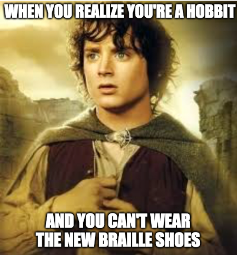 BrailleSkate's tweet photo. 💔💔💔
☁️ Comfort
💎 Quality
💪🏼 Durability
👟 Versatility
💙 Perfectability
#skateshoes #newshoes #bestshoesever #comfortable #perfect #therealdeal #comfy #premium #highquality #hobbit #hobbitproblems #sosorrybagginsfam https://t.co/J82BNJ26PV