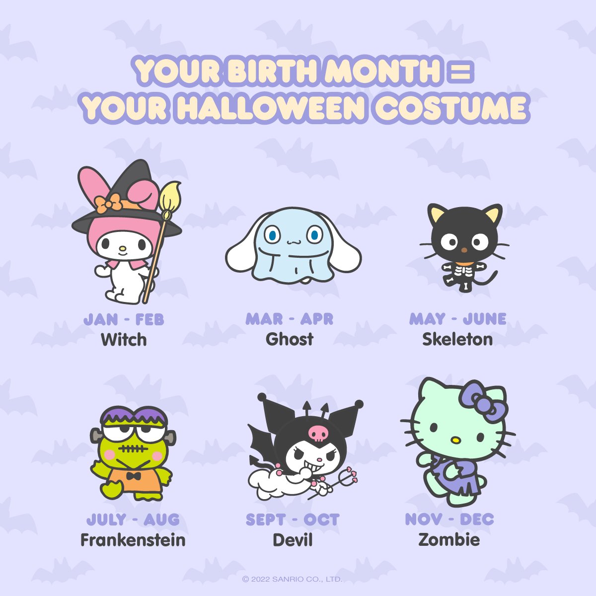 Sanrio on Twitter: "What will your Halloween costume be this year? 👻✨  https://t.co/Wpod1h6OgO" / Twitter