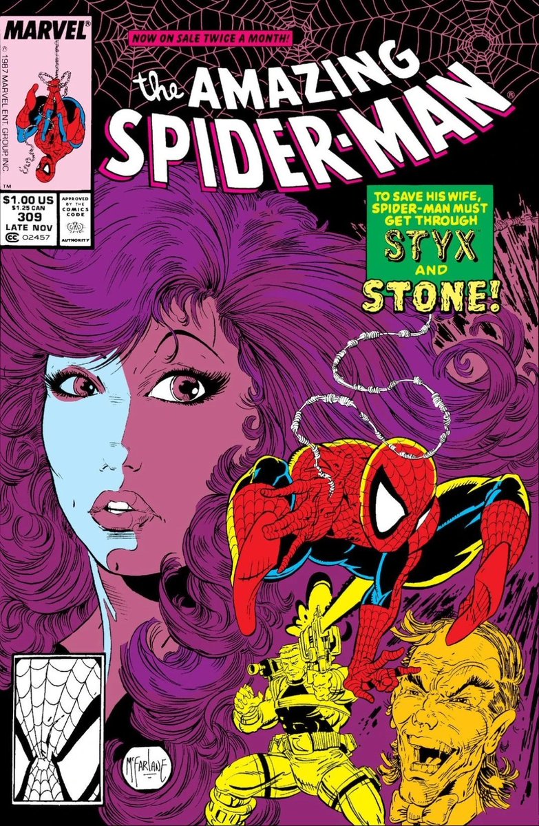 The Amazing Spider-man #309 (1988)

Arte por: Todd McFarlane. https://t.co/SEq9D8tnwo