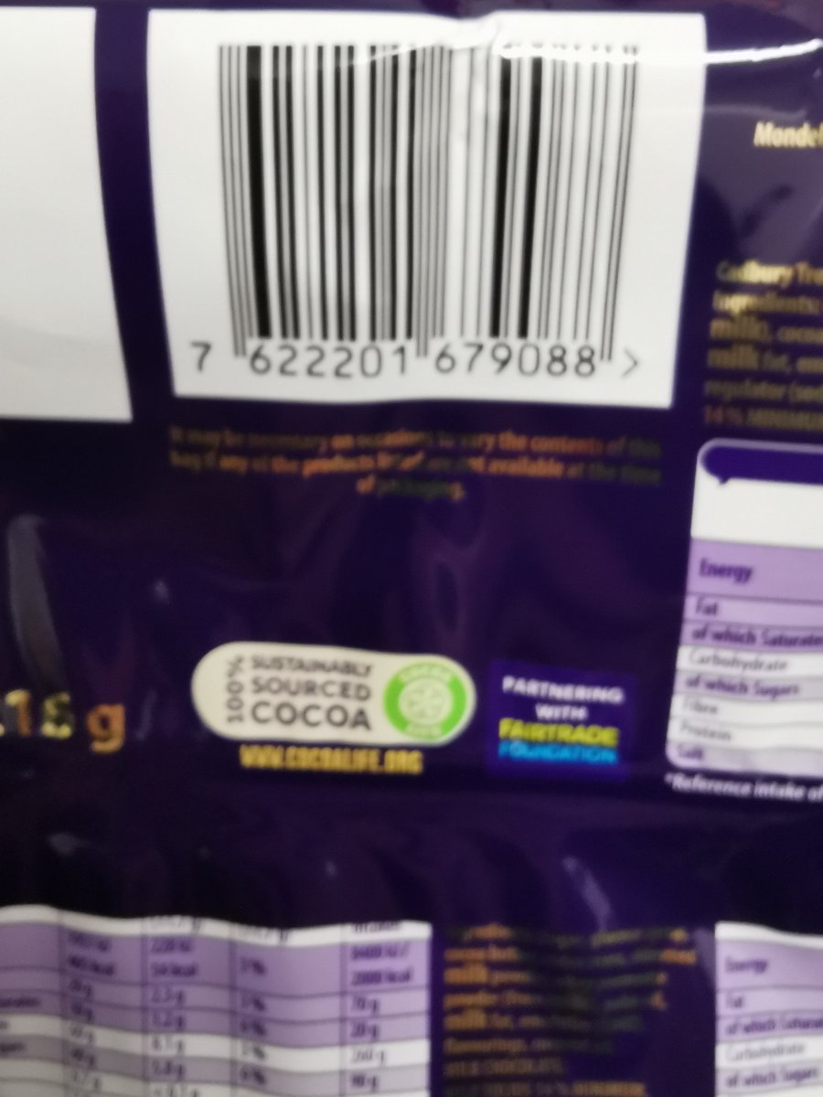 LadieSee's tweet photo. @CadburyUK what's the point of all these different chocolates being on the packaging if you're only going to get chomp's and twirls 🤷‍♀️🤦‍♀️ https://t.co/OIDEwqoDUT