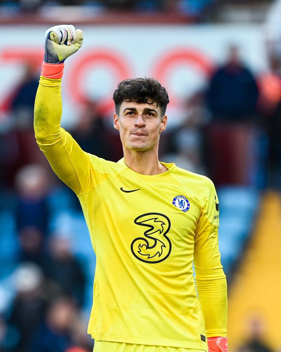 ChelseaFC's tweet photo. Kepa. ✊

#AvlChe https://t.co/AE5rRSmj0E